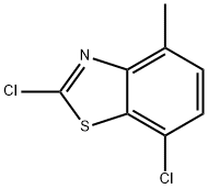 2,7-DICHLORO-4-METHYL-1,3-BENZOTHIAZOLE 结构式