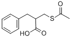(RS)-2-乙酰基磺酰基甲基-3-苯丙酸 结构式