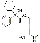 DESETHYLOXYBUTYNIN, HYDROCHLORIDE 结构式