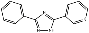 3-(3-苯基-1H-1,2,4-三唑-5-基)吡啶 结构式