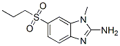 (2-Amino-3-methyl-5-propylsulfonyl)benzimidazole 结构式