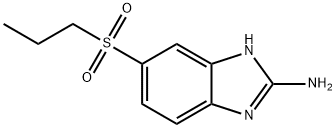 2-氨基-5-丙磺酰基苯并咪唑 结构式