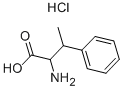 Β-甲基-DL-苯丙氨酸盐酸盐 结构式