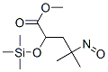 Methyl 4-methyl-4-nitroso-2-trimethylsiloxy-pentanoate 结构式