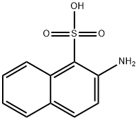 2-萘胺-1-磺酸 结构式