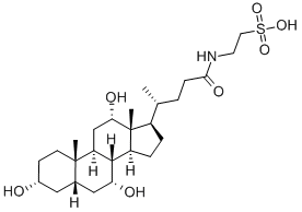 牛黄胆酸 结构式