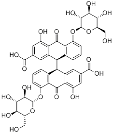 番泻苷 A 结构式