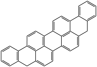 5,10-Dihydrodinaphtho[1,2,3-cd:3',2',1'-lm]perylene 结构式