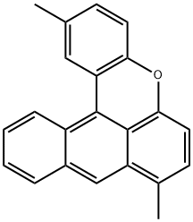 2,8-二甲基-萘并[3,2,1-KL]占吨 结构式