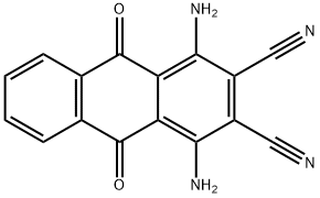 1,4-二氨基-2,3-二氰基蒽醌 结构式
