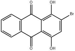 2-bromo-1,4-dihydroxyanthraquinone  结构式
