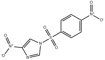 4-Nitro-1-[(4-nitrophenyl)sulfonyl]-1H-imidazole 结构式