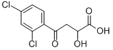 Benzenebutanoic acid, 2,4-dichloro-alpha-hydroxy-gamma-oxo- 结构式