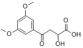4-(3,5-Dimethoxyphenyl)-4-oxo-2-hydroxybutanoic acid 结构式