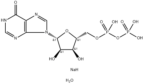 肌苷-5'-二磷酸三钠盐 结构式