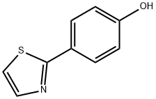2-(4-羟基苯基)噻唑 结构式
