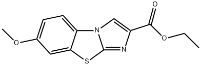 7-甲氧基咪唑并[2,1-B]苯并噻唑-2-羧酸乙酯 结构式