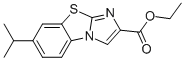 7-(1-METHYLETHYL)IMIDAZO[2,1-B]BENZOTHIAZOLE-2-CARBOXYLIC ACID ETHYL ESTER 结构式