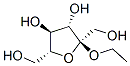 .alpha.-D-Fructofuranoside, ethyl 结构式
