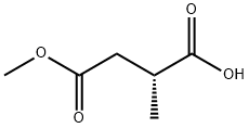 (R)-(+)-3-甲基琥珀酸单甲酯 结构式