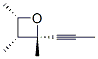 Oxetane, 2,3,4-trimethyl-2-(1-propynyl)-, (2alpha,3alpha,4alpha)- (9CI) 结构式