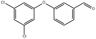 3-(3,5-二氯苯氧基)苯甲醛 结构式