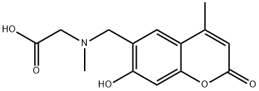 甲基钙黄绿素蓝水合物[用于配位滴定铜时的指示剂] 结构式