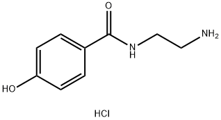 N-(2-aminoethyl)-4-hydroxybenzamide monohydrochloride 结构式