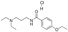 N-[3-(diethylamino)propyl]-4-ethoxybenzamide monohydrochloride 结构式