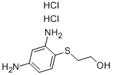 2-[(2,4-diaminophenyl)thio]ethanol dihydrochloride 结构式