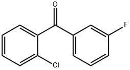 2-CHLORO-3'-FLUOROBENZOPHENONE 结构式