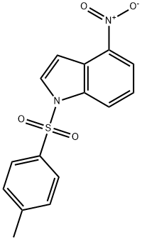 4-nitro-1-tosylindol 结构式