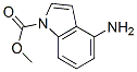 1H-Indole-1-carboxylicacid,4-amino-,methylester(9CI) 结构式