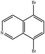 5,8-二溴异喹啉 结构式