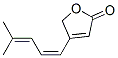 (Z)-4-(4-Methyl-1,3-pentadienyl)-2(5H)-furanone 结构式