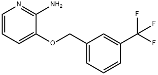 2-amino-3-(3-trifluoromethylbenzyloxy)pyridine 结构式