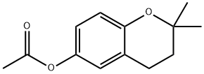 2H-1-Benzopyran-6-ol,3,4-dihydro-2,2-dimethyl-,acetate(9CI) 结构式