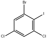 3,5-二氯-2-碘溴苯 结构式