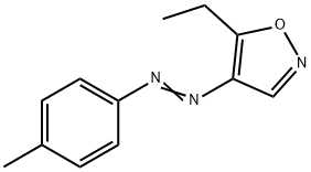 Isoxazole, 5-ethyl-4-[(4-methylphenyl)azo]- (9CI) 结构式