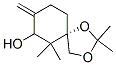 1,3-Dioxaspiro[4.5]decan-7-ol,2,2,6,6-tetramethyl-8-methylene-,(5S)-(9CI) 结构式
