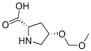 L-Proline, 4-(methoxymethoxy)-, (4S)- (9CI) 结构式