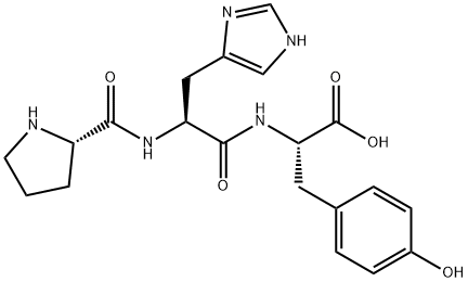 脯氨酰-组氨酰-酪氨酸 结构式