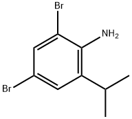 2,4-二溴-6-异丙基苯胺 结构式