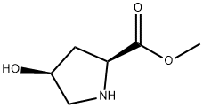 (4S)-4-羟基-L-脯氨酸甲酯 结构式