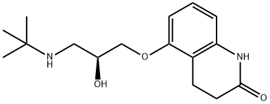 (S)-(-)-Carteolol 结构式