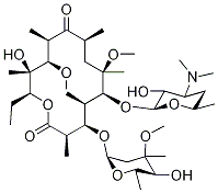 6,11-二-O-甲基红霉素 结构式