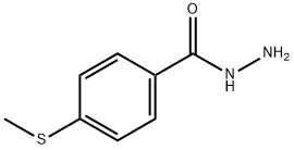 4-甲硫基苯甲酰肼 结构式