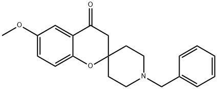 1'-benzyl-6-methoxyspiro[chroman-2,4'-piperidin]-4-one 结构式