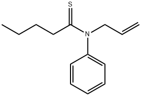 Pentanethioamide,  N-phenyl-N-2-propenyl-  (9CI) 结构式