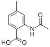 Benzoic acid, 2-(acetylamino)-4-methyl- (9CI) 结构式